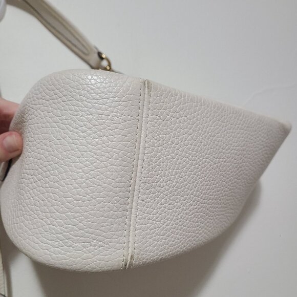 Coach Pebbled Cary Cream Leather Convertible Shoulder Bag CC437 - Picture 12 of 12